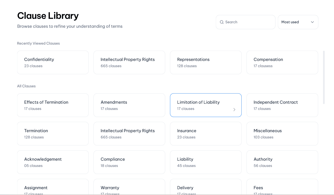 5. Clause Repository
